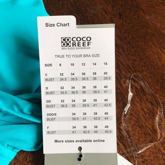 Coco Reef Maven High Neck Underwire Tankini Top - Picture 12 of 13